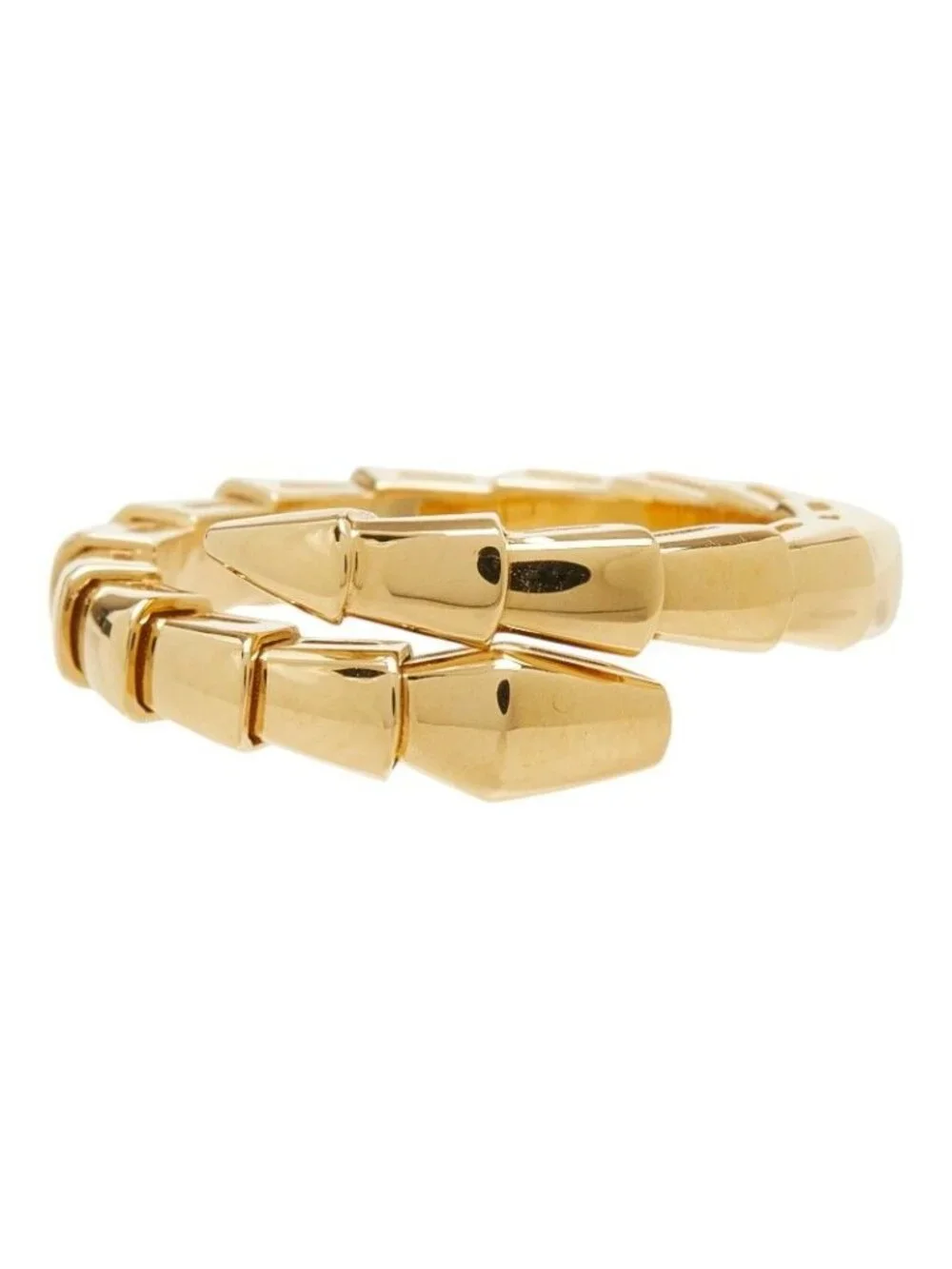 Bvlgari Serpenti Viper Ring L 18K Yellow Gold